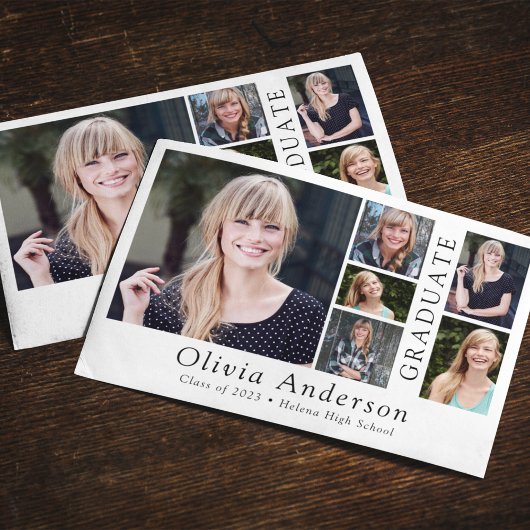 6 Photo Minimaliste Faire-part diplômé