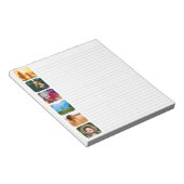 6 Photo Notepad Template Lined Notepad Notitieblok (Schuin)