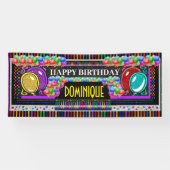 6 Pieds Bannière Anniversaire Heureux (Horizontal)