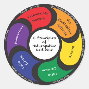 6 Principes du Sticker en médecine naturopathique