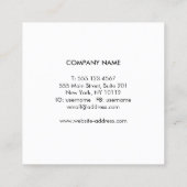 6 Punch Pink Beauty Salon Carte de fidélité client (Dos)