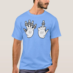 6 ringen pitt geel t-shirt