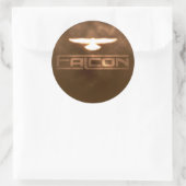 6 Stickers en vinyle Falcon 3" (Sac)
