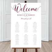 6 Tabel Ruby Red Burgundy Maroon Zoon Grafiek Poster