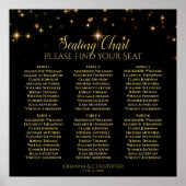 6 Tableau Chatoyant Éclats Mariage Tableau de sièg (Devant)