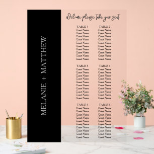 6 Tableau   Élégant tableau de sièges Mariage mode