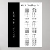 6 Tableau | Élégant tableau de sièges Mariage mode (Devant)