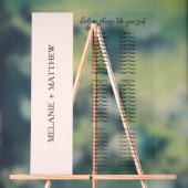 6 Tableau | Élégant tableau de sièges Mariage mode (Neutre)