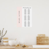 6 Tableau | Élégant tableau de sièges Mariage mode (Cuisine)