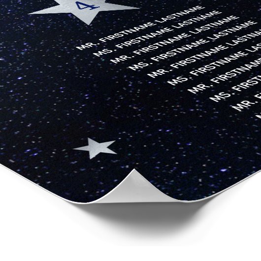 6 Tableau Étoiles célestes Mariage céleste Carte d (Coin)