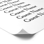 6 Tableau Mariage de verdure fleurie Tableau de si (Coin)