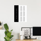 6 Tableau | Tableau de sièges de mariage simple et (Bureau à domicile)