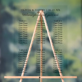 6 Tableau Tableau Simple Minimaliste Mariage (Neutre)