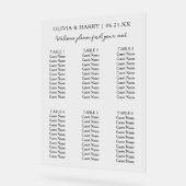 6 Tableau Tableau Simple Minimaliste Mariage (Angle)