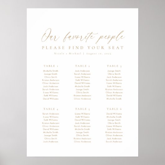 6 Tableaux Nos Personnes Préférées Tableau Des Siè (Devant)