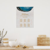 6 Tableaux Tableau d'assise Marbre Mariage de Géod (Cuisine)