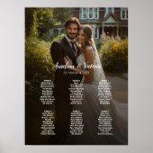 6 tables élégant tableau de sièges mariage photo (Devant)