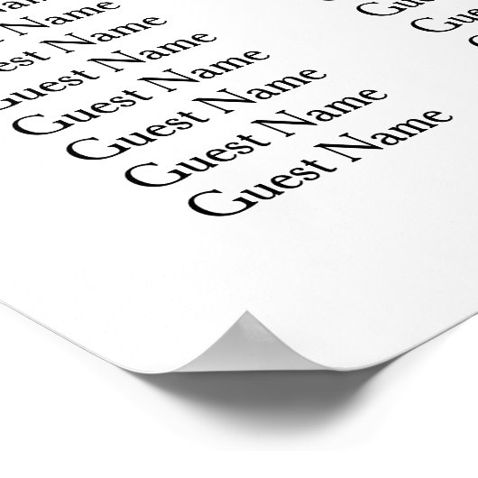 6 tafel moderne eucalyptus bruiloft zitplaatsen gr poster (Hoek)