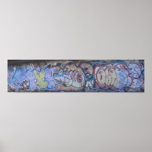 6 Train Graffiti Poster (Voorkant)