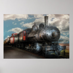 6 - Treintrein van de NW-klasse G-stoomlocomotief Poster