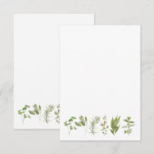 6 VERSE KRUIDEN 3.5x5 Blank Platte Kaart (Voorkant / Achterkant)