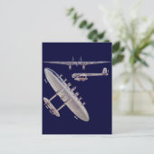 6 Vliegtuig voor het aanzwengelen van motoren Briefkaart (Staand voorkant)