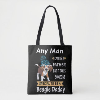 6 Willekeurig Man Beagle Daddy Draagtas