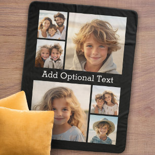 6 Witte tekst voor fotobewerking — KAN Kleur bew Sherpa Deken