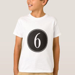 #6 Zwarte Cirkel T-shirt