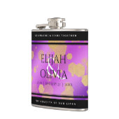 6e 33e 47e 48e Amethist Bruiloft Jubileum Heupfles (Links)