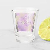 6e 33e 47e 48e Amethist Bruiloft Jubileum Shot Glas (Achterkant)