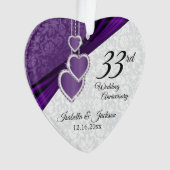 6e / 33e / 47e Anniversaire de Mariage Améthyste (devant)
