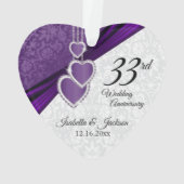 6e / 33e / 47e Anniversaire de Mariage Améthyste (dos)