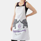 6e anniversaire de mariage de fer tablier d'élépha (Insitu)