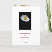 6e anniversaire mariage carte - Lily (Dos)