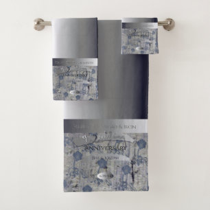 6e anniversaire Mariage Sucre et serviette en fer