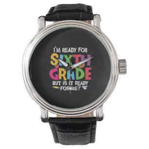 6e graad leraar klaar voor de zesde graad horloge