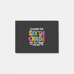6e graad leraar klaar voor de zesde graad post-it® notes