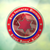 6e infanteriedivisie raamsticker (Vel 3)