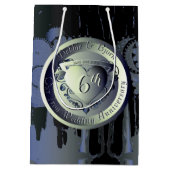 6e Jubileum van het huwelijk Bronze Heart Medallio Medium Cadeauzakje (Achterkant)