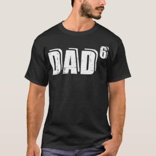 6e keer pa vader van 6 kinder baby t-shirt