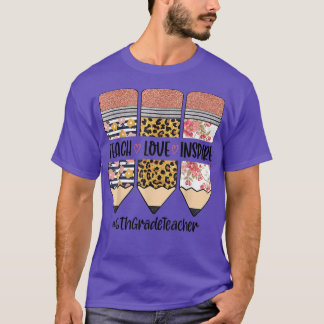 6e klas leraar terug naar school kleuterliefhebber t-shirt