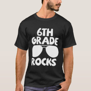 6e klas Rocks eerste dag van de school terug naar  T-shirt