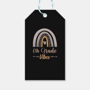 6e klas vibes regenboog zesde klas terug naar scho cadeaulabel