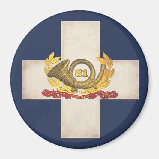 6e korps badge 3" magneet (Voorkant)