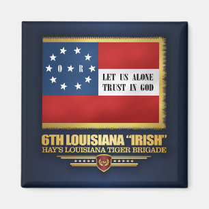 6e Louisiana "Irish" infantertry Magneet
