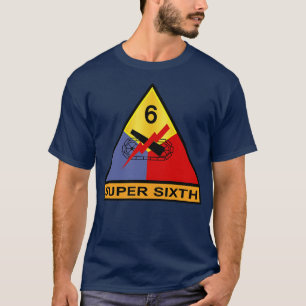 6e pantserdivisie Super 6e wo TXT T-shirt