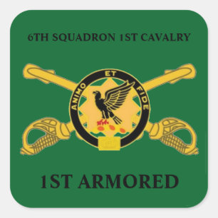 6E SQUADRON 1E CAVALERIE 1E PANTSERING STICKERS