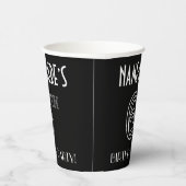 6e verjaardag: Art Deco Style + aangepaste naam Papieren Bekers (Rechts)
