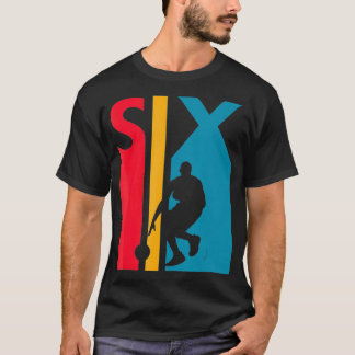 6e verjaardag Gift Six  Basketball 6 jaar T-shirt